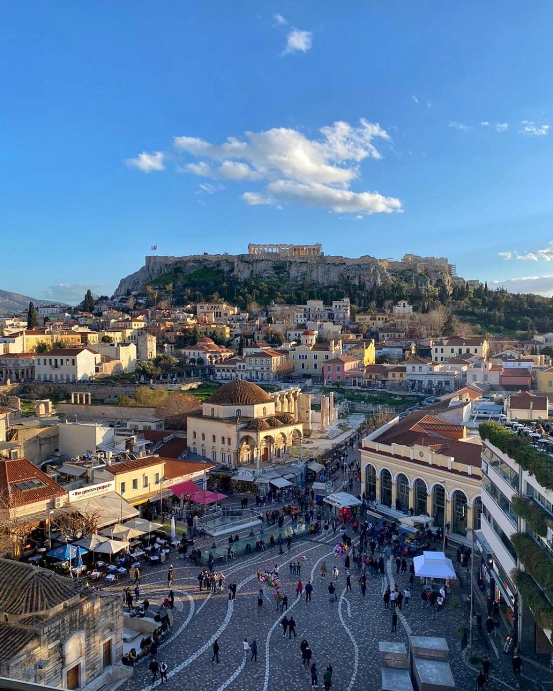 Athens *Blue Grand Suite *Di Giorgio Central Apartment Luaran gambar