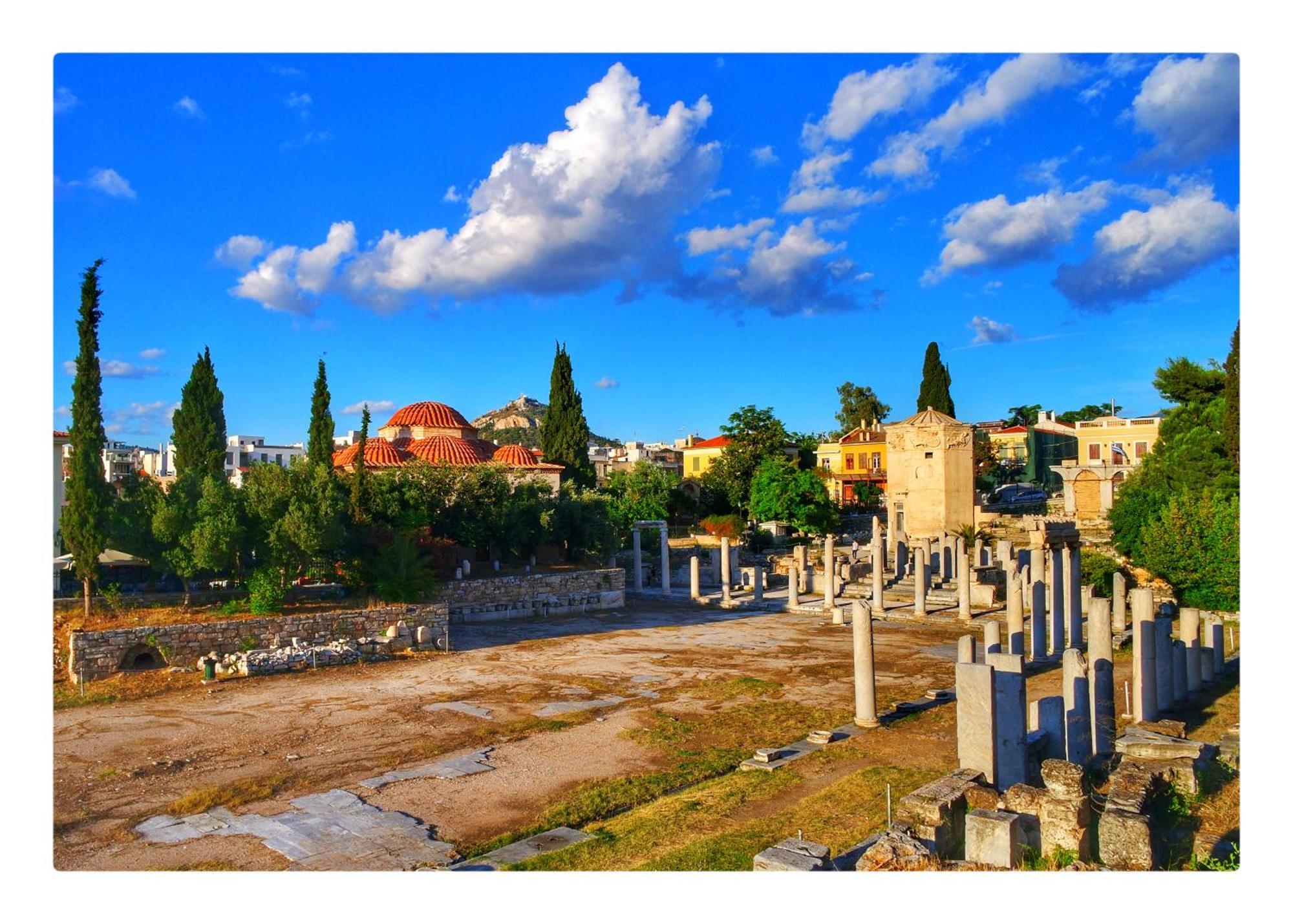 Athens *Blue Grand Suite *Di Giorgio Central Apartment Luaran gambar