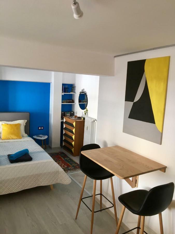 Athens *Blue Grand Suite *Di Giorgio Central Apartment Luaran gambar